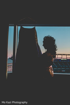 Indian bride silhouette capture. Indian bride silhouette capture.