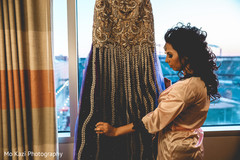 Golden embroidered lengha bride's skirt capture. Golden embroidered lengha bride's skirt capture.