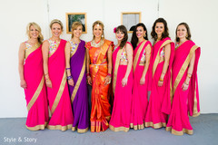 Amazing Indian bride and bridesmaids photo idea. Amazing Indian bride and bridesmaids photo idea.