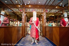 Indian groom entering to wedding ceremony. Indian groom entering to wedding ceremony.