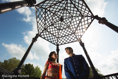 Lovely Indian bride and groom posing portrait. Lovely Indian bride and groom posing portrait.