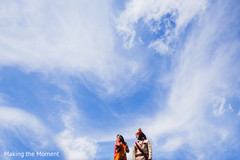 Stunning Indian bride and groom ski capture. indian bride and groom,indian wedding fashion,indian bride's jewelry