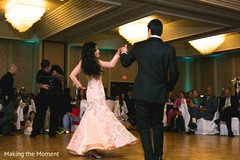 Phenomenal Indian bride and groom's dance portrait. indian bride and groom,indian wedding reception fashion,indian wedding reception,indian wedding dance