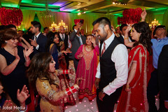Indian newlyweds showing some dance moves Indian newlyweds showing some dance moves