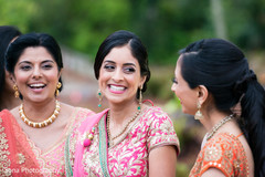 Outdoor themed Indian bride with bridesmaids photo session. Outdoor themed Indian bride with bridesmaids photo session.