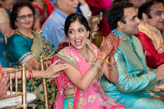 Lovely Indian family portrait taken with bride and groom. Lovely Indian family portrait taken with bride and groom.