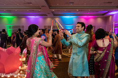 Indian lovebirds having their sangeet dance. Indian lovebirds having their sangeet dance.