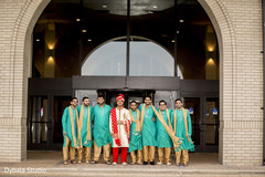 Indian wedding portrait groomsmen and groom Indian wedding portrait groomsmen and groom