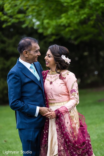 Father and daughter moment