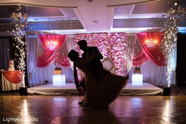 indian wedding reception,indian wedding reception floral and decor,lighting,indian bride and groom