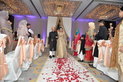 Indian bride walking down the aisle Indian bride walking down the aisle