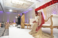 Lovely Indian wedding speech scene. Lovely Indian wedding speech scene.