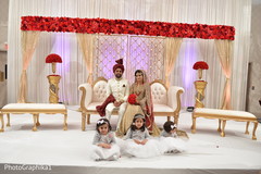 Charming Indian couple's wedding reception capture. Charming Indian couple's wedding reception capture.