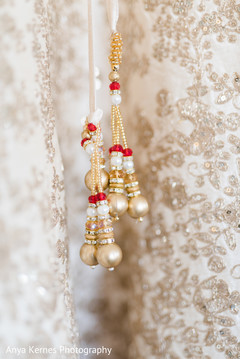 Indian bride's lengha decoration capture. Indian bride's lengha decoration capture.