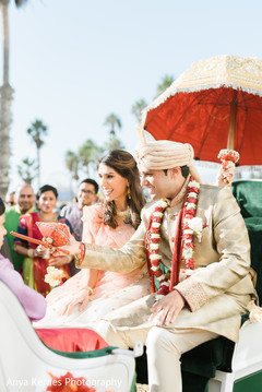 Indian groom at the baraat celebration. Indian groom at the baraat celebration.