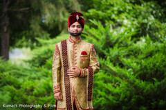 Elegant indian groom's portrait Elegant indian groom's portrait