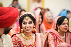 Marvelous Indian bride looking at groom capture. Marvelous Indian bride looking at groom capture.