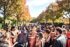 Joyful Indian baraat celebration capture. Joyful Indian baraat celebration capture.