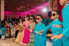 Cute little guests dancing during sangeet Cute little guests dancing during sangeet