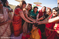 Fun Indian bride's pre-wedding ritual Fun Indian bride's pre-wedding ritual