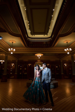Indian bride and groom posing indoors for photo shoot. Indian bride and groom posing indoors for photo shoot.