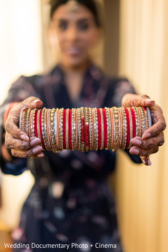 Impressive Indian bride's bangles. Impressive Indian bride's bangles.