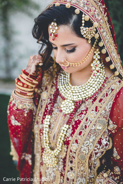 Beautiful Indian bride's portrait. indian bride's fashion,indian bride's jewelry,indian bride's hair and makeup,mehndi