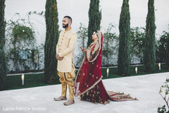 Sweet Indian bride about to meet the groom. Sweet Indian bride about to meet the groom.