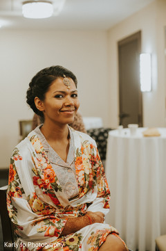 Lovely indian bride getting ready Lovely indian bride getting ready