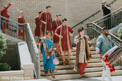 Indian groom during baraat Indian groom during baraat