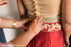 Indian bride getting ready scene Indian bride getting ready scene
