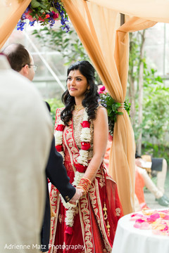 Lovely indian bride bridal lengha,indian bride fashion