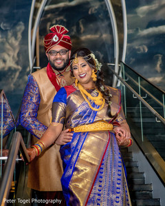 Adorable indian lovebirds first look indian wedding gallery,first look photography,indian bride and groom