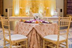 Delightful indian couple's reception table decor Delightful indian couple's reception table decor