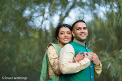 Lovely Indian couple posing outdoors. Lovely Indian couple posing outdoors.