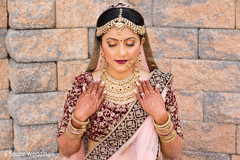 Magnificent Indian bride's wedding ceremony fashion. indian bride,indian bride's jewelry,indian bride's hair and makeup,mehndi art.
