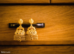 Stunning Indian bride's earrings capture. Stunning Indian bride's earrings capture.
