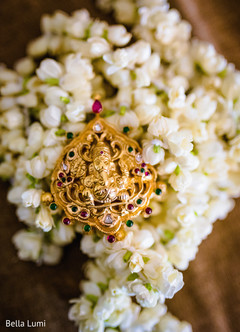 Indian bride's Ganesha hair accessory. Indian bride's Ganesha hair accessory.