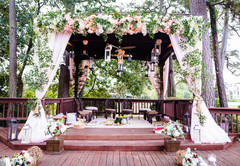 Dreamy Indian wedding mandap decoration. Dreamy Indian wedding mandap decoration.