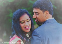 Ravishing Indian bride posing with groom. Ravishing Indian bride posing with groom.