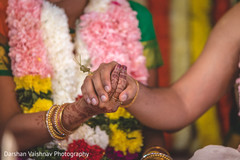 Kanyadaanam where Indian bride is given to groom. Kanyadaanam where Indian bride is given to groom.