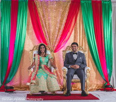 Maharani and Raja wedding reception capture. indian bride and groom,indian wedding reception fashion,mandap