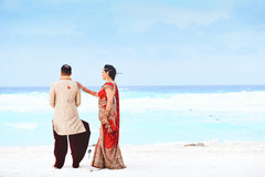 Sweet indian bride about to meet the groom indian wedding gallery,first look photography,indian bride and groom