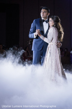 Indian bride and groom first dance capture indian wedding reception,indian wedding reception photography,indian bride and groom