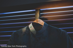 Indian groom's customized hanger capture. Indian groom's customized hanger capture.