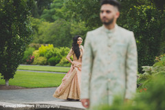 Maharani surprising the groom. Maharani surprising the groom.