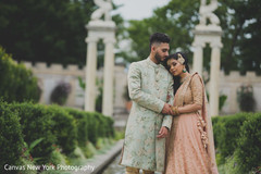 Heartwarming Indian bride and groom's first look. Heartwarming Indian bride and groom's first look.