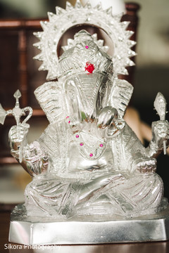 Marvelous Ganesha the Indian elephant God portrait. Marvelous Ganesha the Indian elephant God portrait.