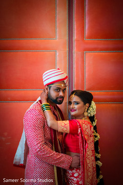 Indian couple at their photo shoot indian wedding gallery,indian bride and groom,bridal jewelry