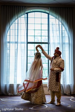 Heartwarming indian bride and groom's first look indian wedding gallery,first look photography,indian bride and groom